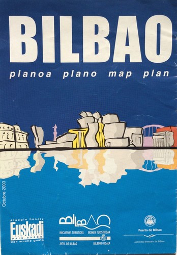 Bilbao map pocket size 30cm - pocket,