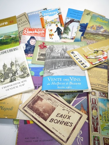 Vintage travel ephemera - travel,