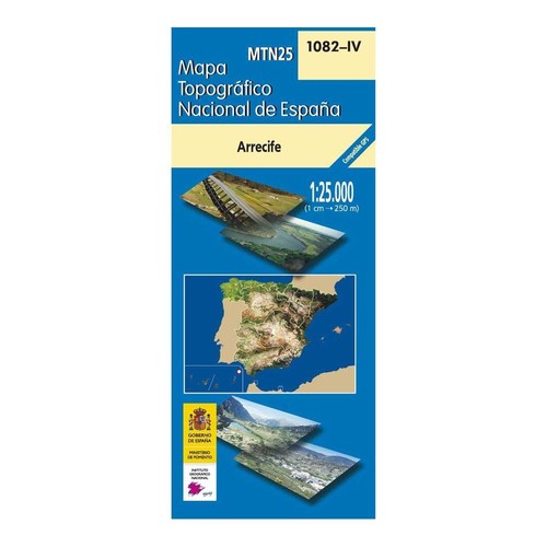 Spain map 1082 arrecife - 1082-iv:,