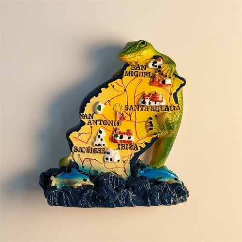 Spagna ibiza mappa lucertola - spagna,