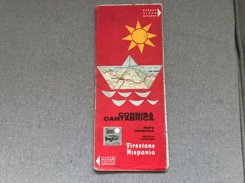Vintage sheet map firestone - vintage,