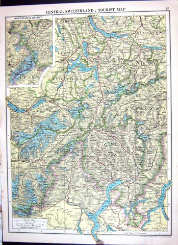Vecchia mappa cassell 1920 - vecchia,