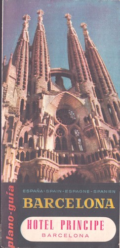 Mappa viaggio barcellona - mappa, da