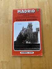 Mappa stradale vintage Madrid